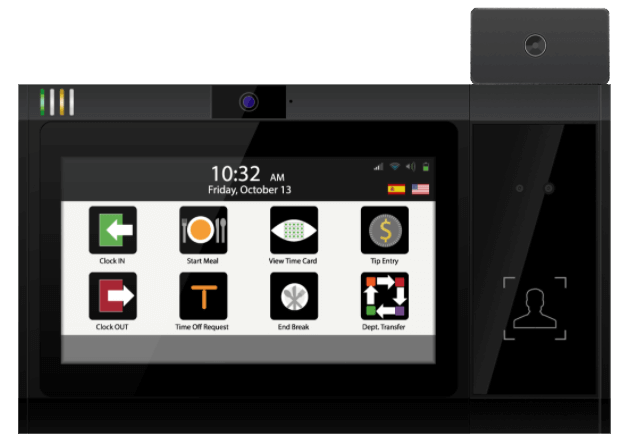 facial recognition time clock system