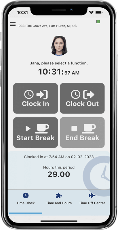 Time-Clock-app mobile app
