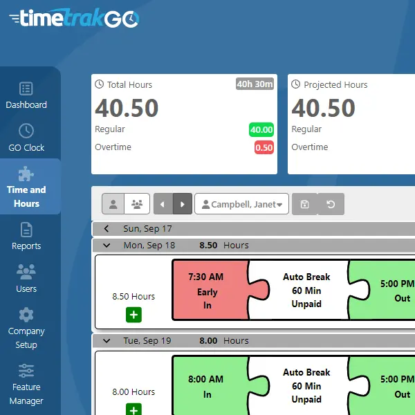 small business online time clock software